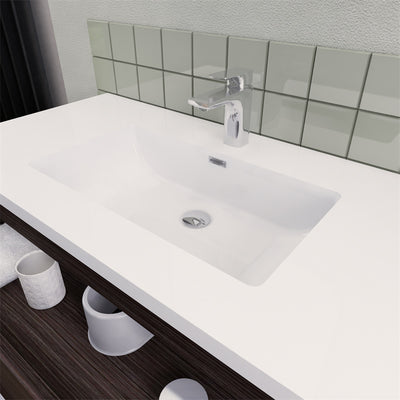 Magpie Floating Vanity in Dark Grey Oak (24-84 inches)