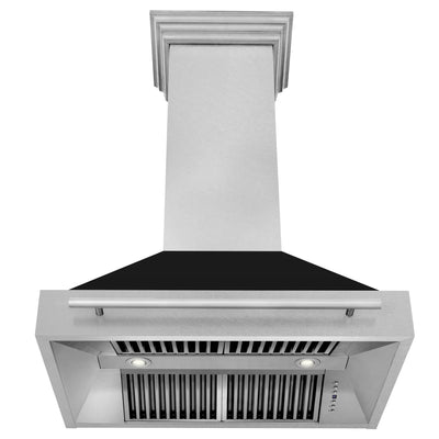 ZLINE 36" DuraSnow® Stainless Steel Range Hood with Shell (8654SNX-36)