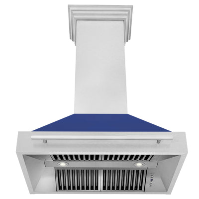 ZLINE 36" DuraSnow® Stainless Steel Range Hood with Shell (8654SNX-36)