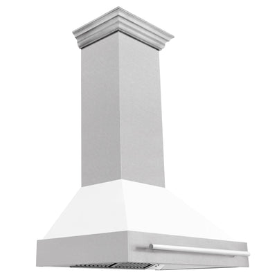 ZLINE 36" DuraSnow® Stainless Steel Range Hood with Shell (8654SNX-36)