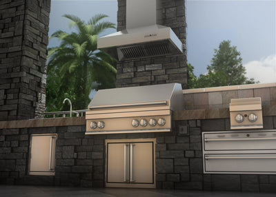 ZLINE Convertible Outdoor Wall Mount Range Hood in Outdoor Approved Stainless Steel (667-304)
