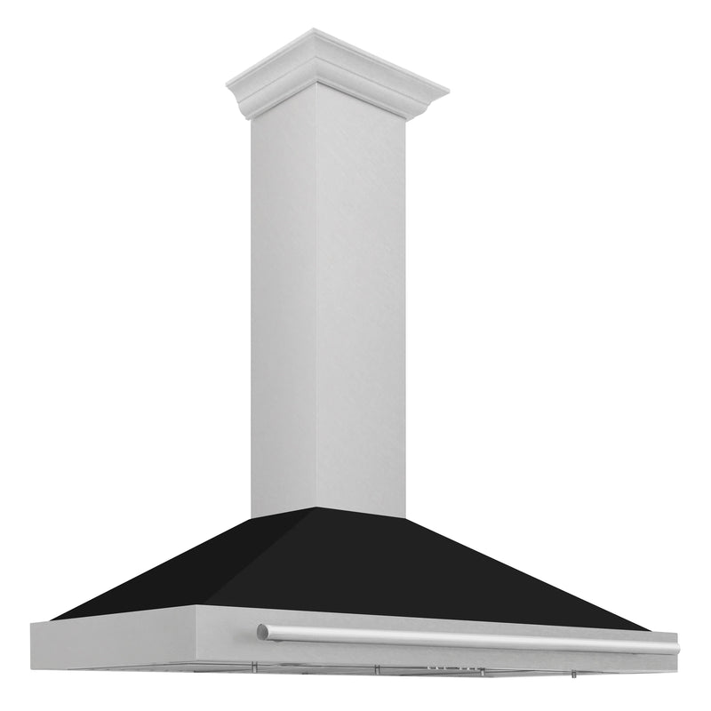 ZLINE 48" DuraSnow® Stainless Steel Range Hood with Shell and Stainless Steel Handle (KB4SNX-48)