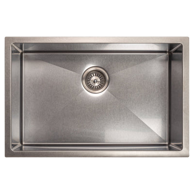 ZLINE Meribel 27 Inch Undermount Single Bowl Sink in Stainless Steel (SRS-27)