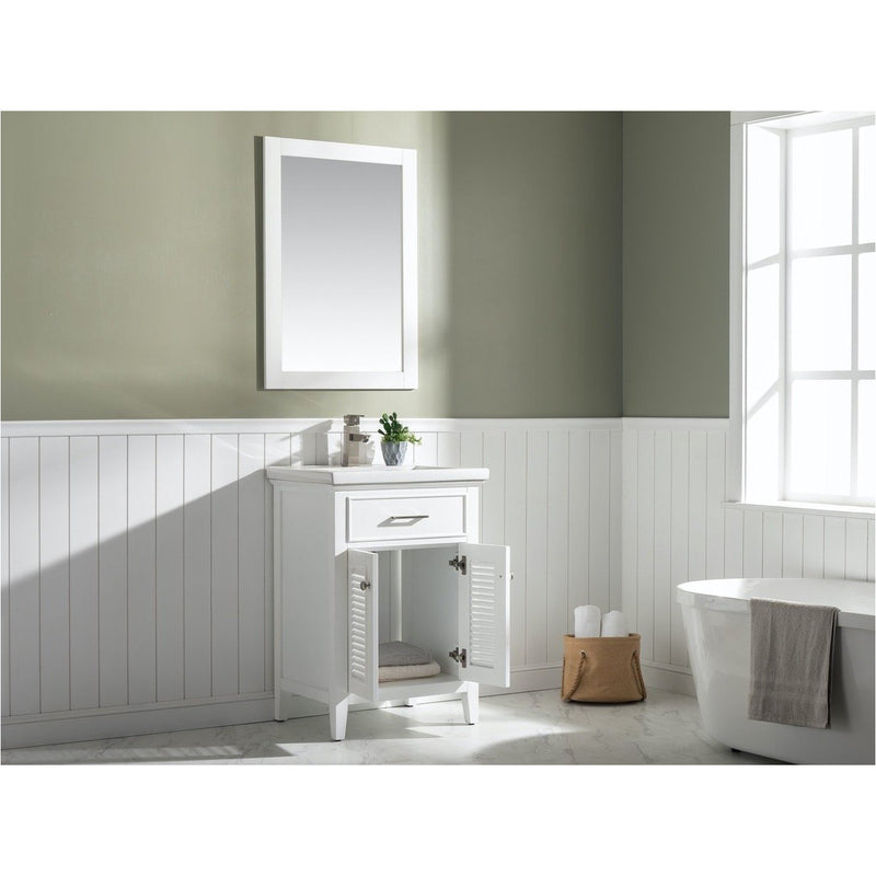 Design Element Cameron 24" Single Sink Vanity In White