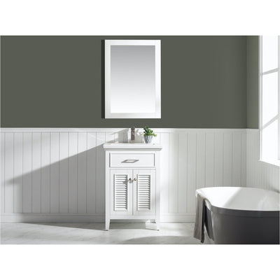 Design Element Cameron 24" Single Sink Vanity In White