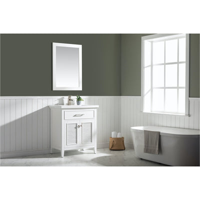Design Element Cameron 30" Single Sink Vanity In White
