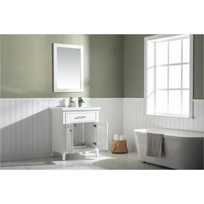 Design Element Cameron 30" Single Sink Vanity In White