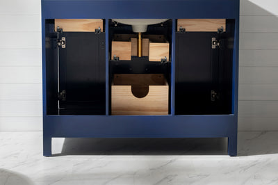 Design Element Valentino 48" Single Vanity in Blue