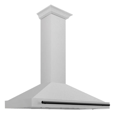 ZLINE 48" Autograph Edition DuraSnow® Stainless Steel Range Hood with DuraSnow® Stainless Steel Shell (KB4SNZ-48)