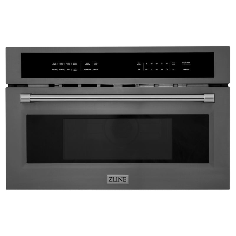 ZLINE 30 Inch wide, 1.6 cu ft. Built-in Convection Microwave Oven in Stainless Steel with Speed and Sensor Cooking (MWO-30-BS)