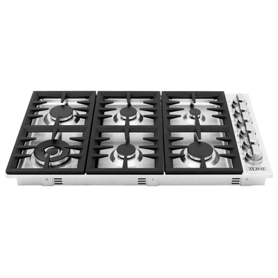 ZLINE 36" Drop-in Gas Stovetop with 6 Gas Burners (RC36)