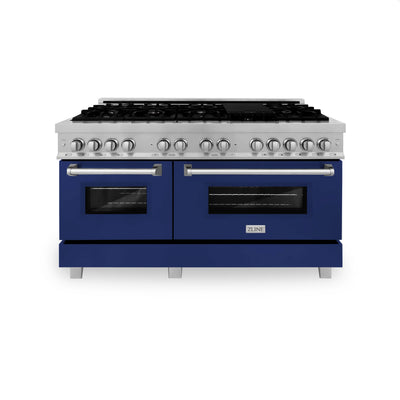 ZLINE 60" 7.4 cu. ft. Dual Fuel Range with Gas Stove and Electric Oven (RAS-60)