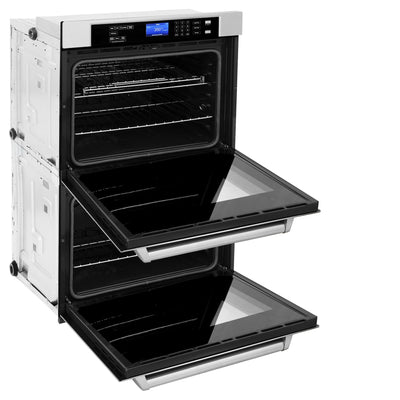 ZLINE Kitchen Package with 36" Stainless Steel Rangetop and 30" Double Wall Oven (2KP-RTAWD36)