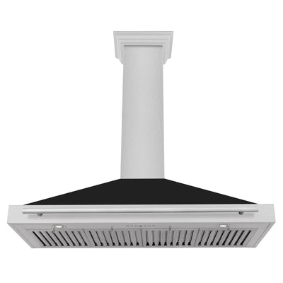 ZLINE 48" DuraSnow® Stainless Steel Range Hood with Shell and Stainless Steel Handle (KB4SNX-48)