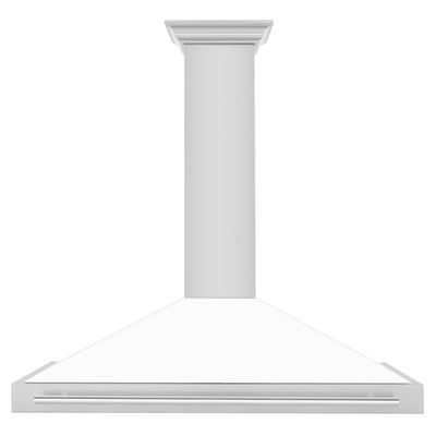 ZLINE 48" DuraSnow® Stainless Steel Range Hood with Shell and Stainless Steel Handle (KB4SNX-48)