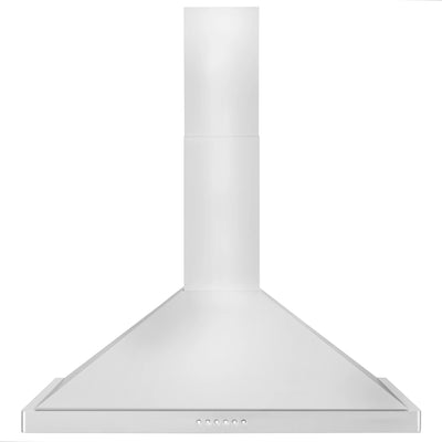 ZLINE 30” Alpine Series Convertible Wall Mount Range Hood in Stainless Steel with Remote Control, LED lighting, and Dishwasher-Safe Baffle Filters (ALP10WL-30)