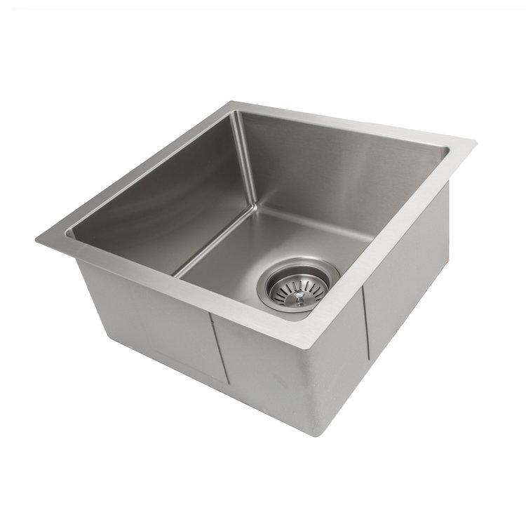 ZLINE Boreal 15 inch Undermount Single Bowl Bar Sink in Stainless Steel (SUS-15)