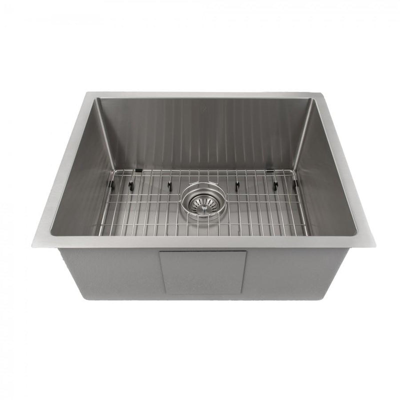 ZLINE Meribel 23 Inch Undermount Single Bowl Sink in DuraSnow® Stainless Steel (SRS-23S)