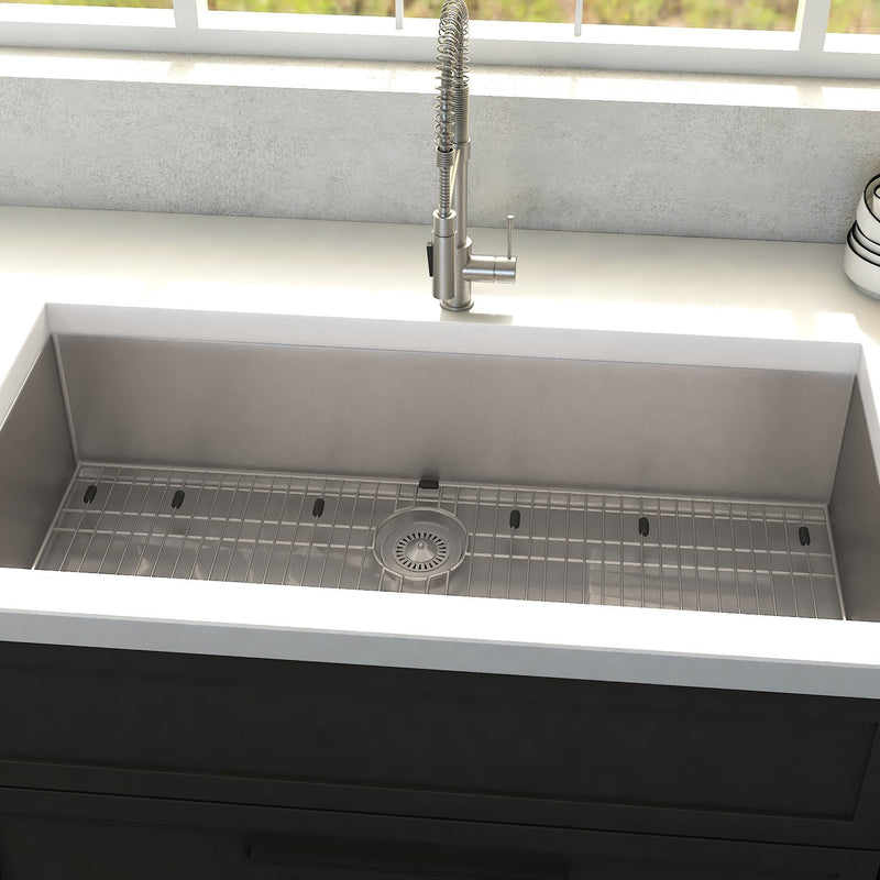 ZLINE Meribel 33 Inch Undermount Single Bowl Sink in Stainless Steel (SRS-33)