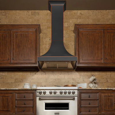 ZLINE Designer Series Oil-Rubbed Bronze Wall Range Hood (8632B)